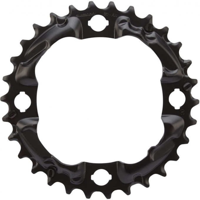 Звезда передняя SHIMANO Y-PART, для FC-M4000/M3000, 30T-AN, черный