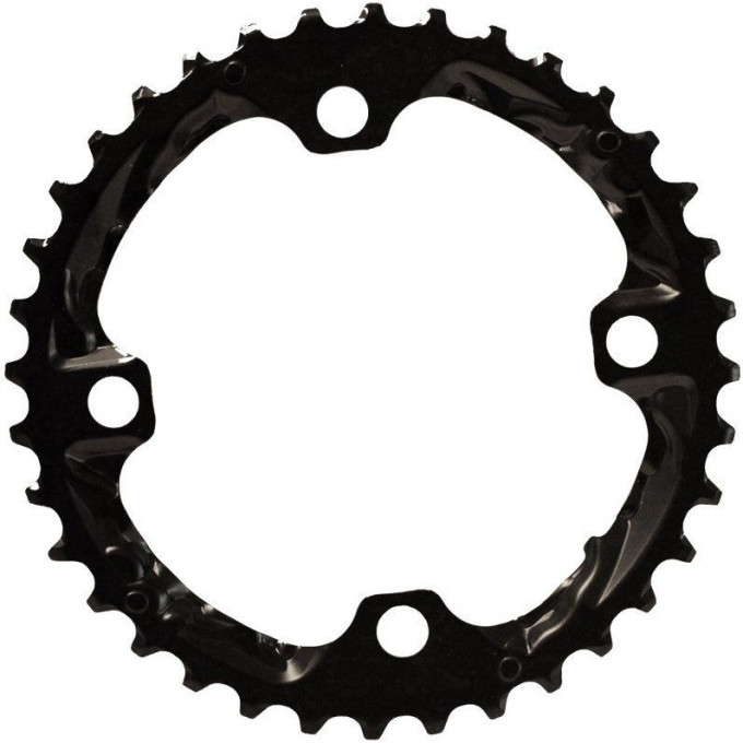 Звезда передняя SHIMANO Y-PART, для FC-T521, 36T-AL, черная