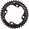 Звезда передняя SHIMANO Y-PART FC-M615, 38T-AK, черная