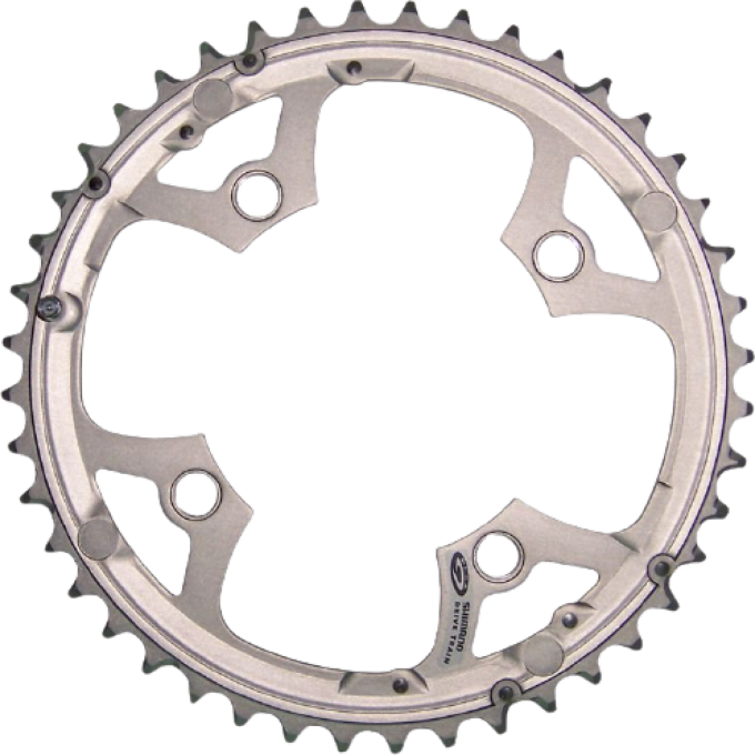 Звезда передняя велосипедная SHIMANO DEORE для FC-M510, 48T, серебристая