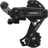 Переключатель задний SHIMANO TOURNEY, TY200, GS, 6/7 скоростей для 14-28T, крепление на болт, черный, без упаковки